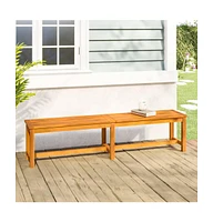 Patio Bench 70.9"x13.8"x17.7" Solid Wood Acacia
