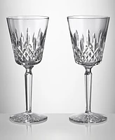 Lismore 2 Piece Tall Large Goblet Set, 14 oz