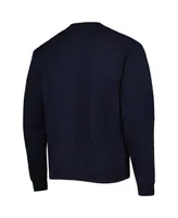 Men's Champion Navy Navy Midshipmen High Motor Pullover Sweatshirt