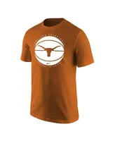 Men's Nike Burnt Orange Texas Longhorns Basketball Logo T-shirt