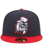 Men's New Era Navy Tulsa Drillers Theme Nights Sound 59FIFTY Fitted Hat