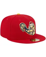 Men's New Era Red Binghamton Rumble Ponies Theme Nights Southern Tier Shortcakes 59FIFTY Fitted Hat