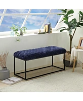 Loft Lyfe Mariana Velvet Bench