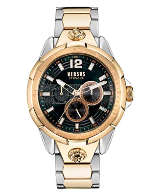 Versus Versace Men's Runyon Multifunction Two-Tone Stainless Steel Watch 44mm - Two