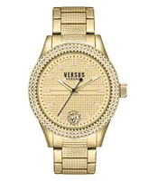 Versus Versace Women's Bayside Three Hand Gold-Tone Stainless Steel Watch 38mm