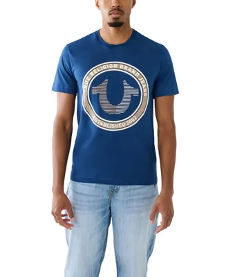 True Religion Men's Short Sleeves Strike Horseshoe T-shirt