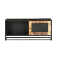 Tv Stand 35.4"x11.8"x15.7" Rough Mango Wood