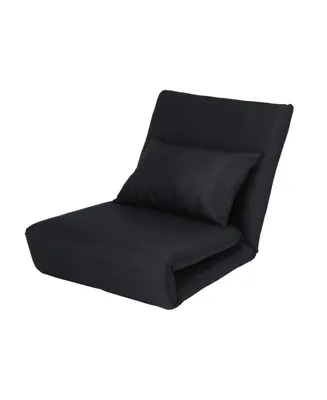 Loungie Relaxie Linen 5-Position Adjustable Convertible Flip Chair