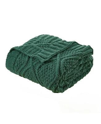 Cozy Tyme Howard Knit Throw Blanket 50"x60"