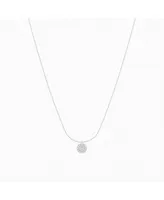 Blake Circle Pave Crystal Necklace