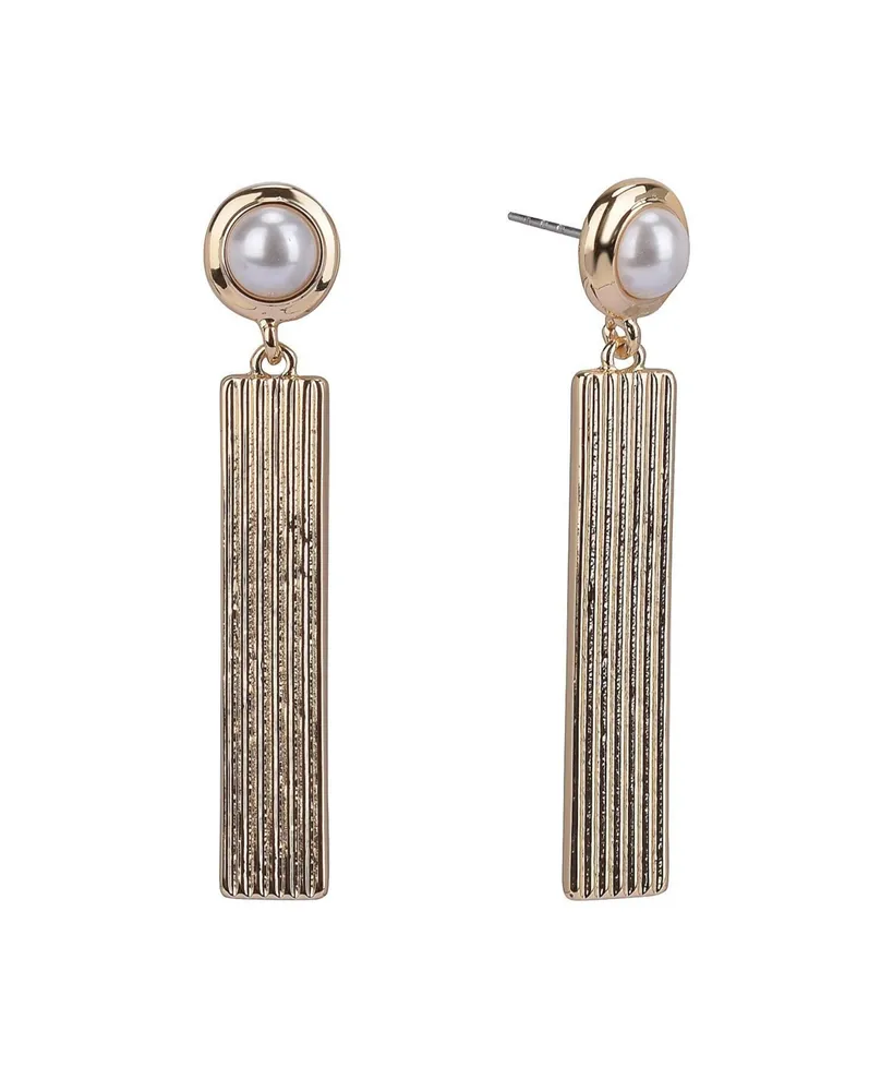 Laundry by Shelli Segal Linear Drop Earrings