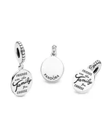 Pandora Sterling Silver Friends Are Family Dangle Charm