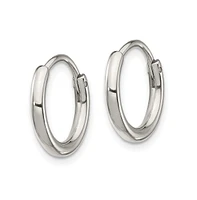 Chisel Stainless Steel Polished Endless Hoop Earrings