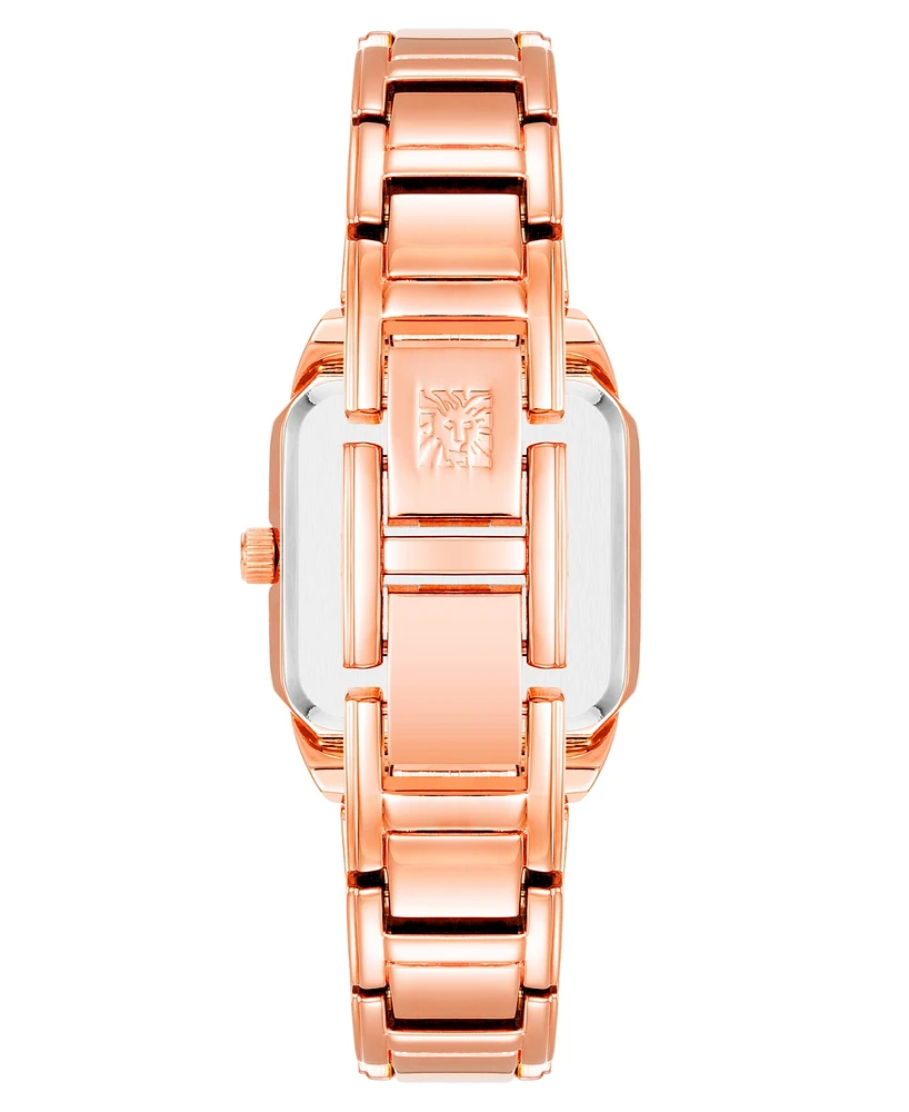 Anne Klein Women's Quartz Rose Gold-Tone Alloy Watch, 26mm - Rose Gold