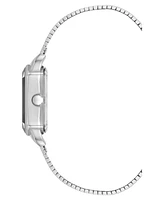 Anne Klein Women's Quartz Silver-Tone Stainless Steel Watch, 26mm - Silver