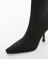 Mango Women's Heel Sock Boots