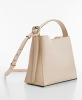 Mango Women's Buckle Detail Shopper Bag