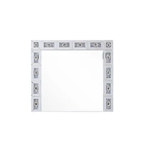 Streamdale Furniture Noralie Wall Decor, Mirrored & Faux Diamonds