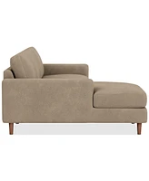 Closeout! EQ3 Oskar 2-Pc. Fabric Sectional Sofa