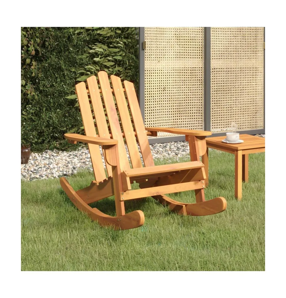 Adirondack Rocking Chair Solid Wood Acacia