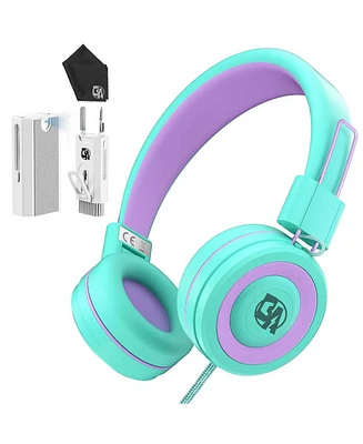 i37 Kids Headphones Children Girls Boys Teens Foldable Adjustable On Ear Headphones