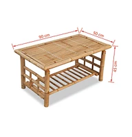 Coffee Table Bamboo 35.4"x19.7"x17.7"