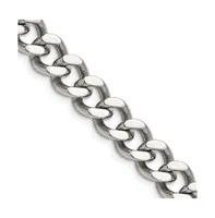 Chisel Stainless Steel 11.5mm Curb Chain Necklace