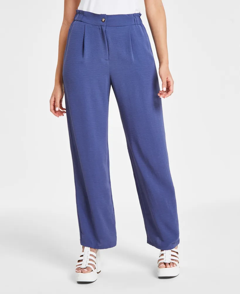 Bcx Juniors' Wide-Leg Pleated Pants