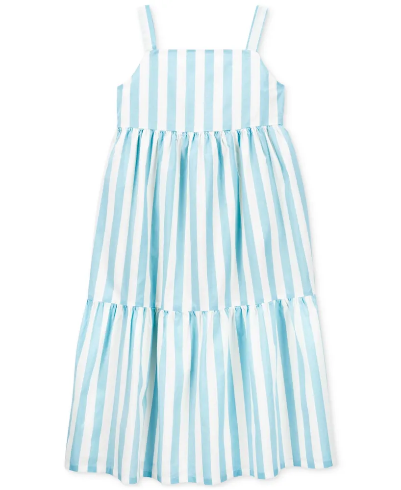 Carter's Little Girls Striped Midi Tiered Dress
