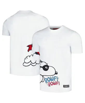Men's and Women's Freeze Max White Peanuts Snoopy Hero T-shirt