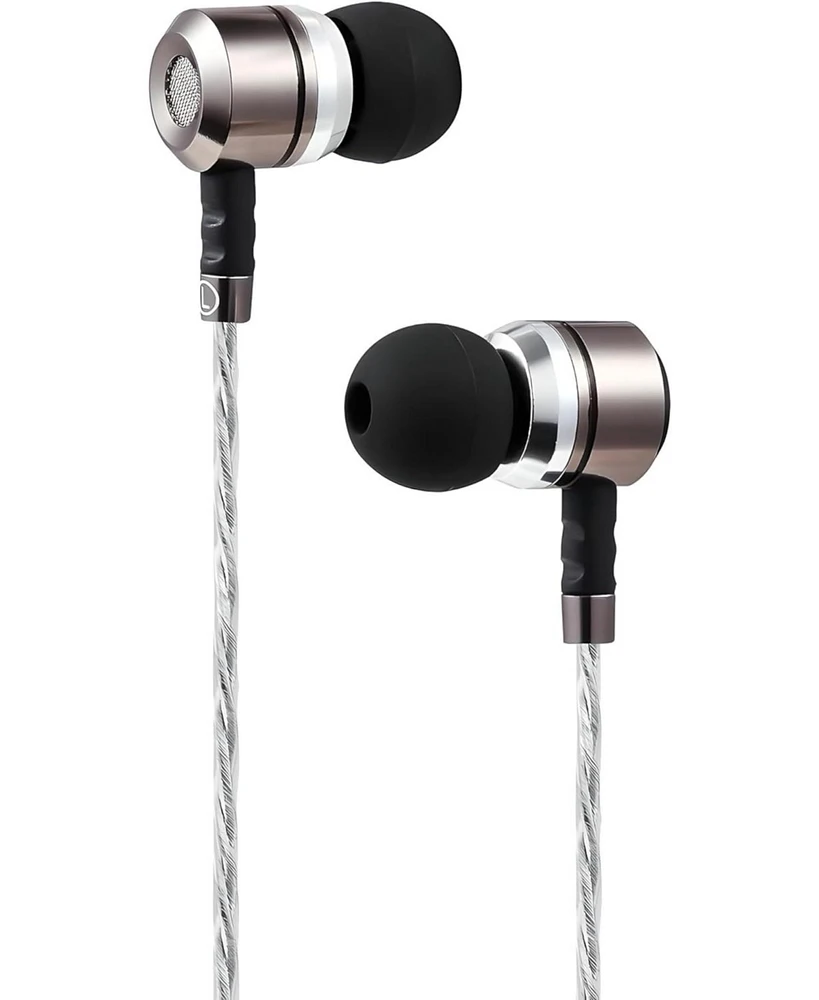 Ear buds - Hd Bass Driven Audio, Lightweight Aluminum Wired in Ear Ear bud Headphones - for Music, Podcasts (Without Mic)