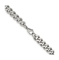 Chisel Stainless Steel 9.5mm Curb Chain Necklace