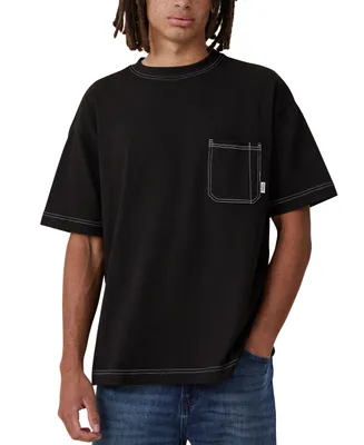 Cotton On Men's Box Fit Pocket Crew Neck T-shirt
