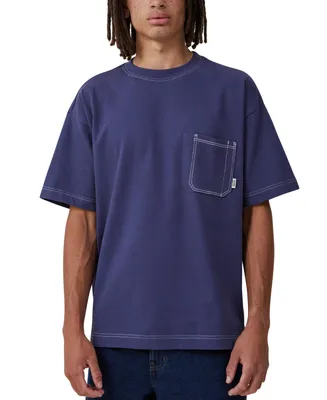 Cotton On Men's Box Fit Pocket Crew Neck T-shirt
