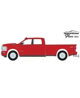 1/64 2022 Ram 2500 Laramie 4x4, Flame Red, Showroom Floor Series 3 68030-b