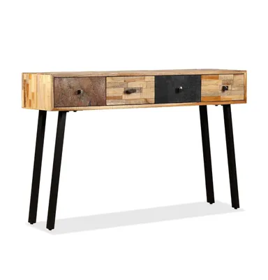Console Table Solid Reclaimed Teak 47.2"x11.8"x29.9"