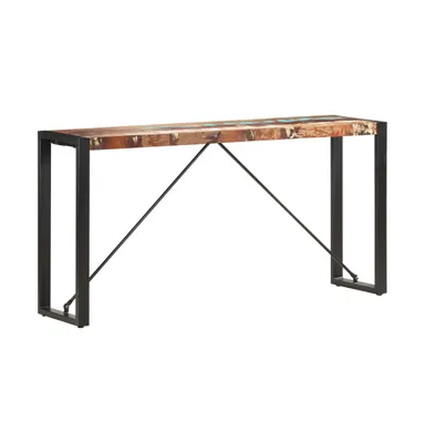 Console Table 59.1"x13.8"x29.9" Solid Reclaimed Wood