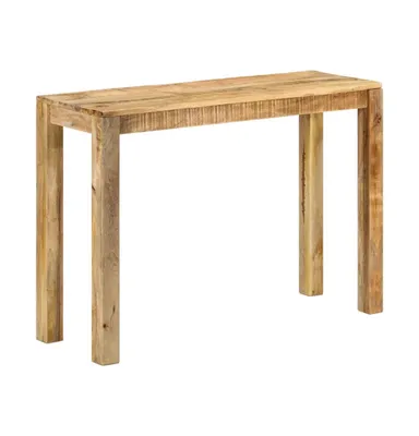 Console Table 43.3"x13.8"x29.9" Rough Mango Wood