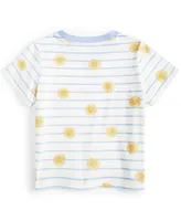 First Impressions Baby Boys Sun-Print Striped T-Shirt, Created for Macy's