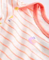 First Impressions Baby Girls Snail-Print Striped T-Shirt, Created for Macy's