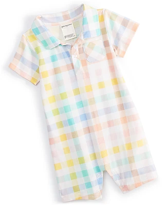 First Impressions Baby Boys Vacation Plaid Sunsuit, Created for Macy's