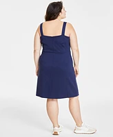 On 34th Trendy Plus Ponte-Knit Tank Dress, Created for Macy's