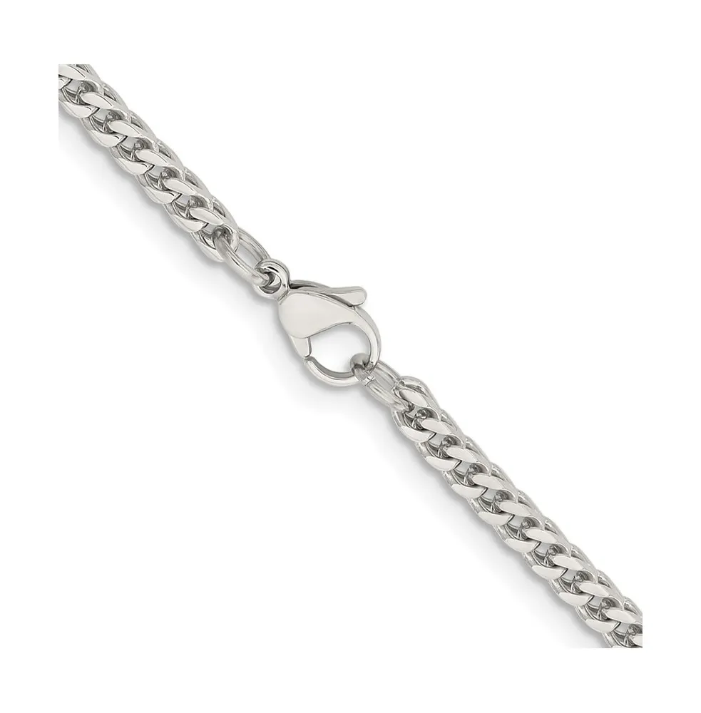 Chisel Stainless Steel 3mm Franco Chain Necklace