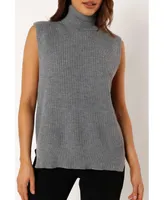 Women's Celaena Turtleneck Sleeveless Sweater