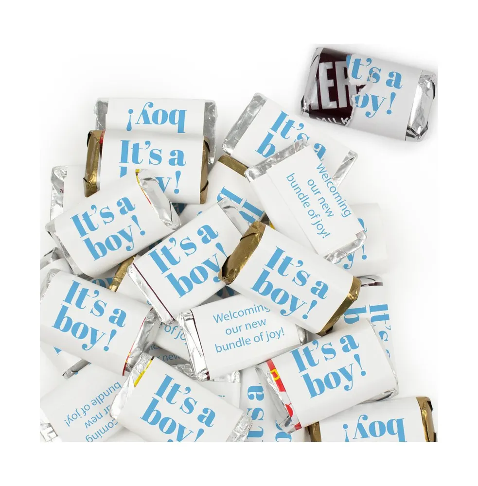 Pcs It's a Boy Baby Shower Candy Party Favors Hershey's Miniatures Chocolate