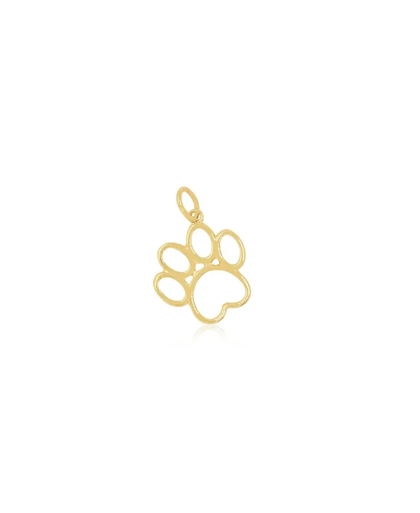 The Lovery Mini Gold Paw Charm