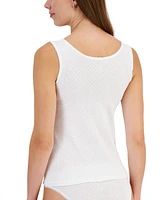 Charter Club Women's Cotton Pointelle Tank Top 100181118, Created for Macy's