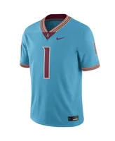 Men's Nike #1 Turquoise Florida State Seminoles Heritage Game Jersey