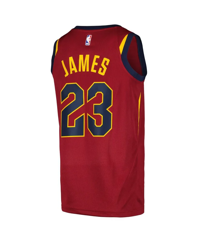 Men's Nike LeBron James Wine Cleveland Cavaliers Swingman Player Jersey - Icon Edition