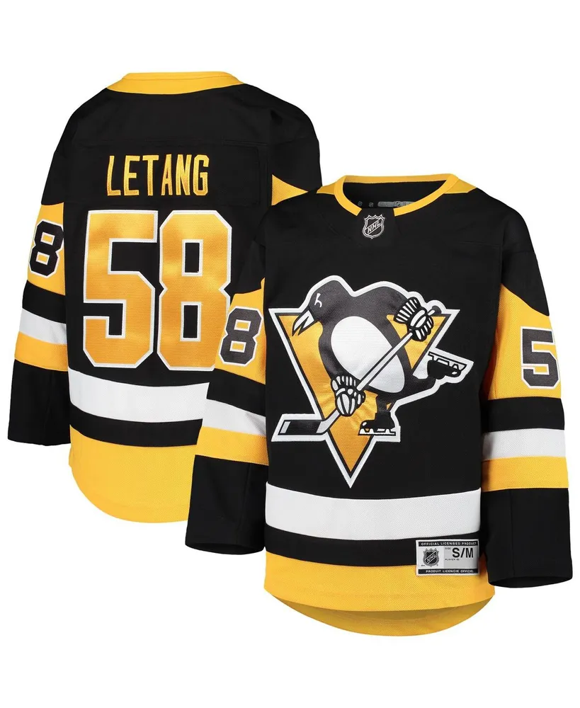 Big Boys Kris Letang Black Pittsburgh Penguins Premier Player Jersey